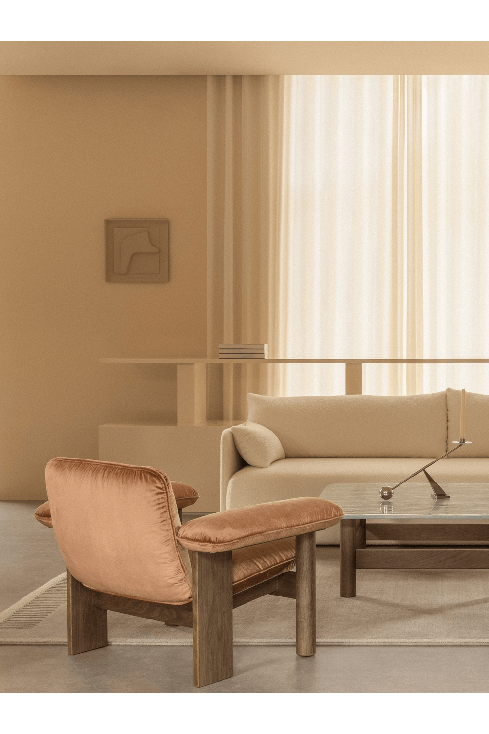 Upholstered Lounge Armchair | Oroa.com