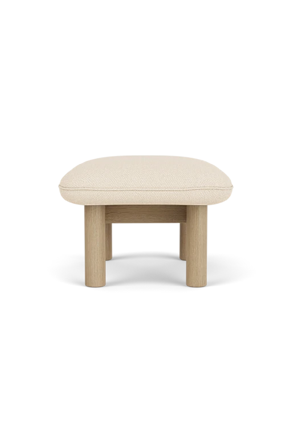 Cushioned Wooden Ottoman | Audo Copenhagen Brasilia | Oroa.com