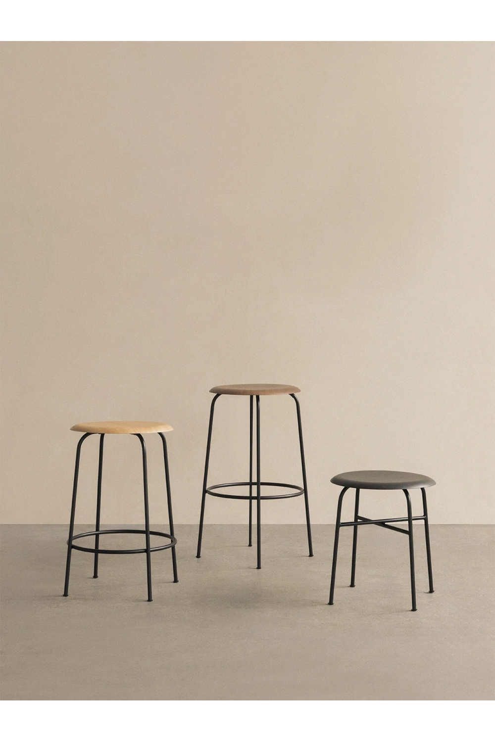 Minimalist Oak Stool | Audo Copenhagen Afteroom | Oroa.com