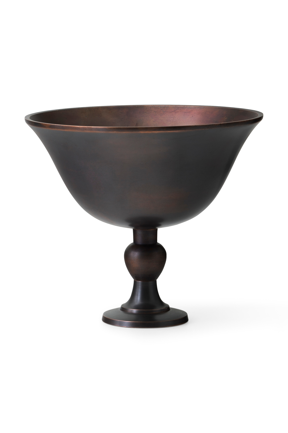 Brown Bronzed Footed Bowl | Audo Copenhagen Pavot | Oroa.com