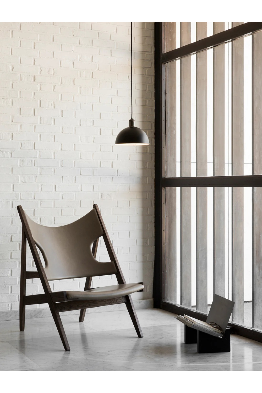 Leather Lounge Chair | Audo Copenhagen Knitting | Oroa.com