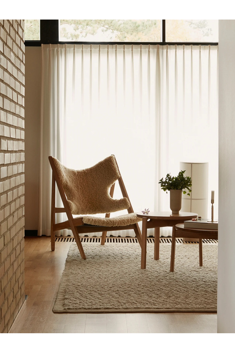 Leather Lounge Chair | Audo Copenhagen Knitting | Oroa.com