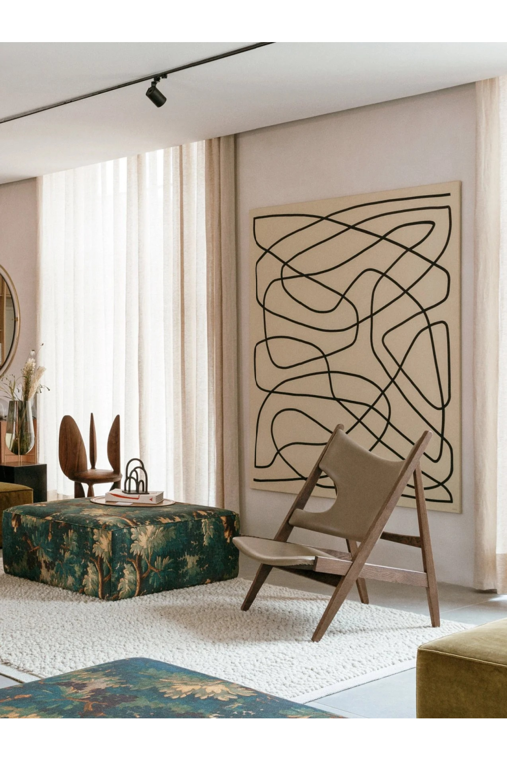 Leather Lounge Chair | Audo Copenhagen Knitting | Oroa.com