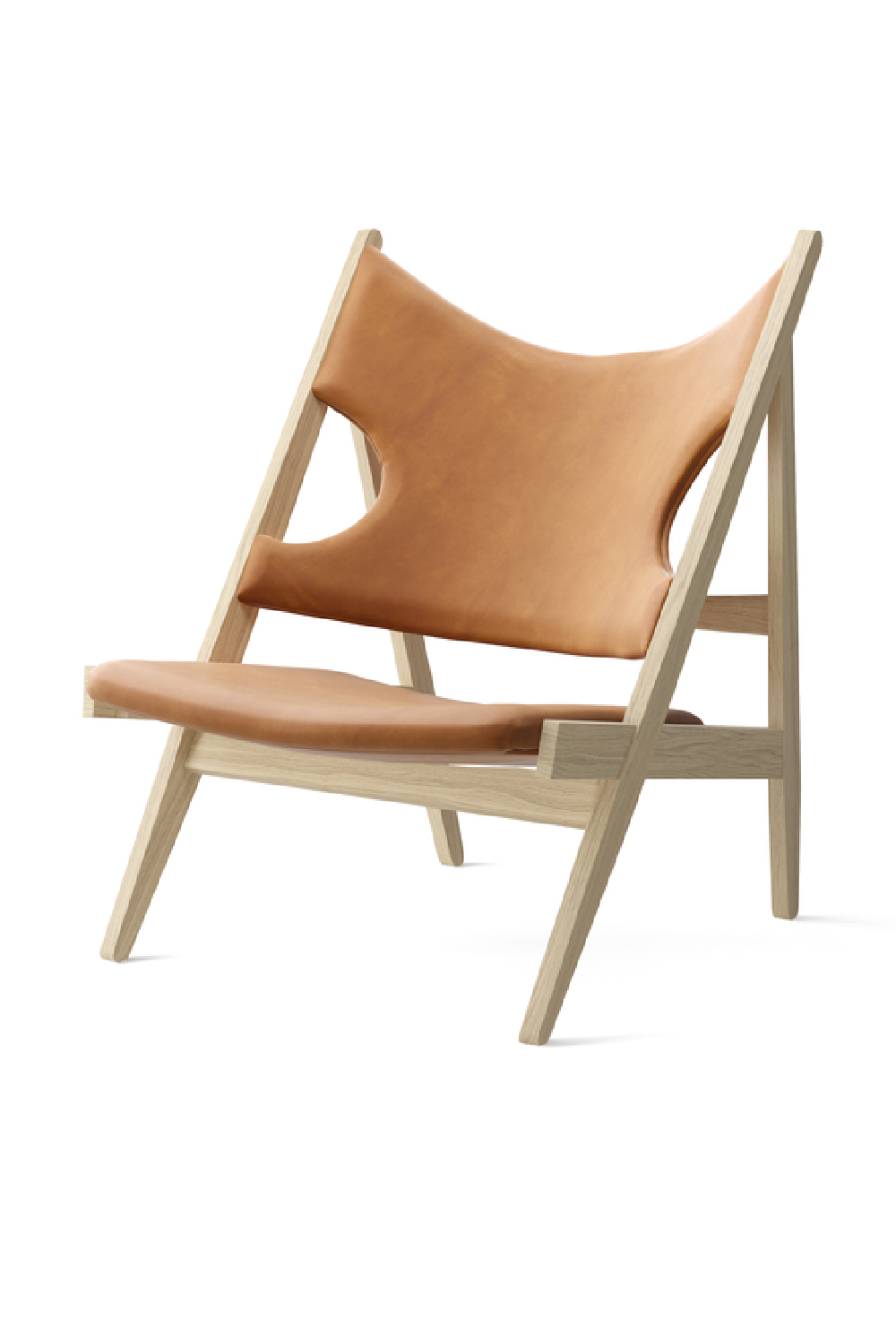 Leather Lounge Chair | Audo Copenhagen Knitting | Oroa.com
