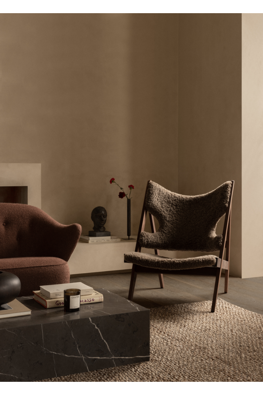 Sheepskin Lounge Chair | Audo Copenhagen Knitting | Oroa.com