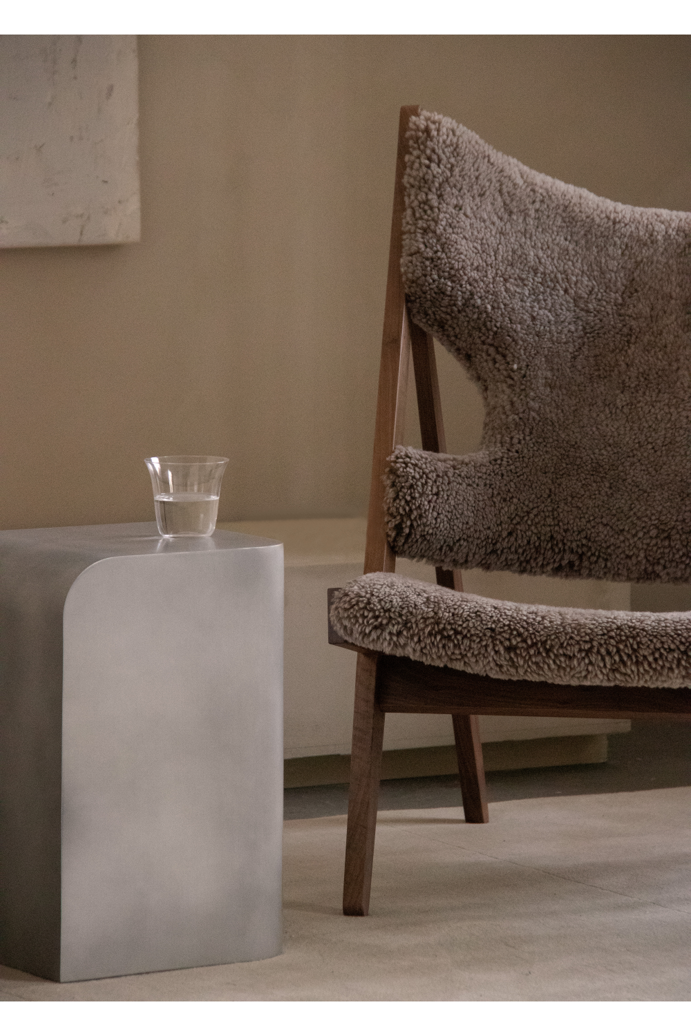 Sheepskin Lounge Chair | Audo Copenhagen Knitting | Oroa.com