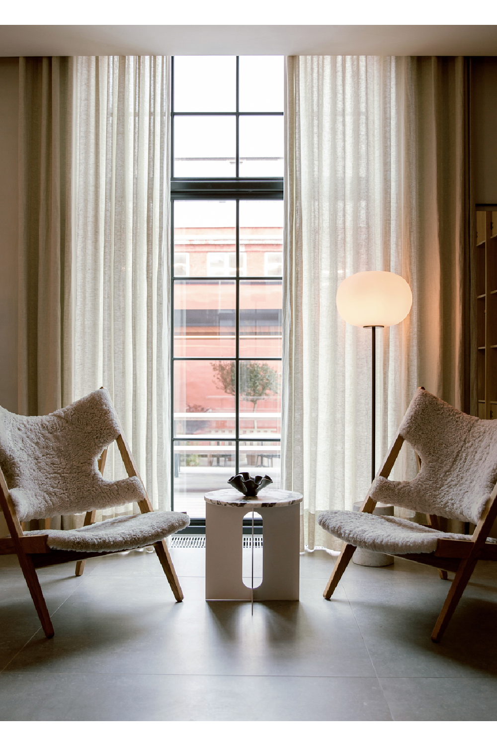 Sheepskin Lounge Chair | Audo Copenhagen Knitting | Oroa.com
