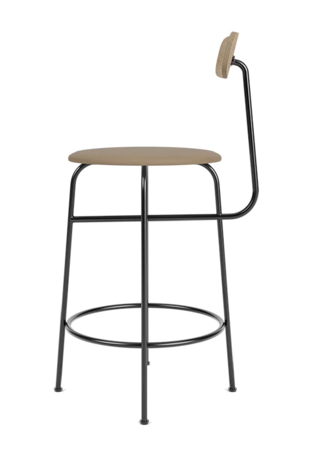 Short-Back Upholstered Seat Counter Chair | Audo Copenhagen Afteroom | Oroa.com