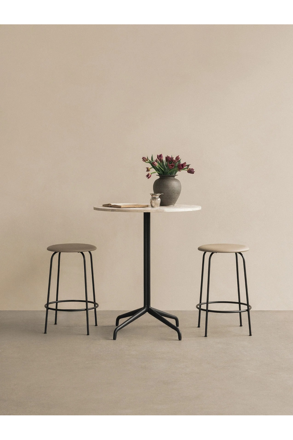 Upholstered Seat Counter Stool | Audo Copenhagen Afteroom | Oroa.com