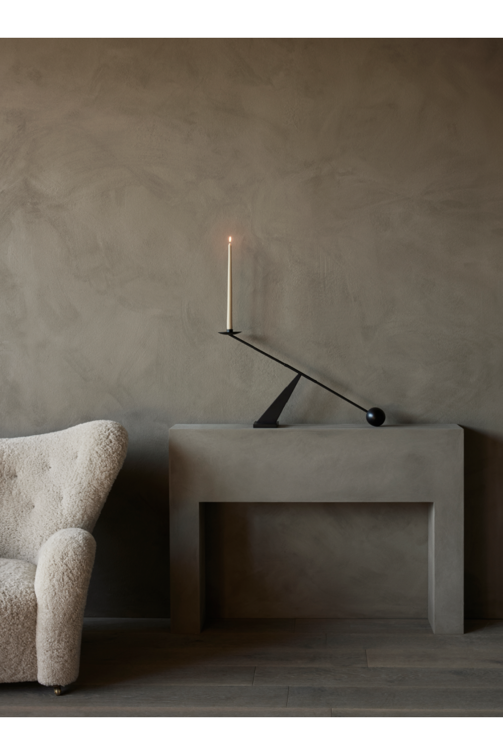 Modern Wingback Lounge Chair | Audo Copenhagen The Tired Man | Oroa.com