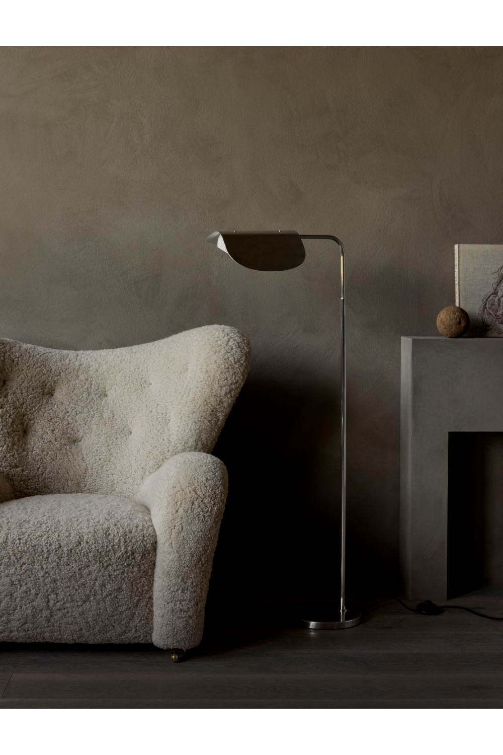 Modern Wingback Lounge Chair | Audo Copenhagen The Tired Man | Oroa.com