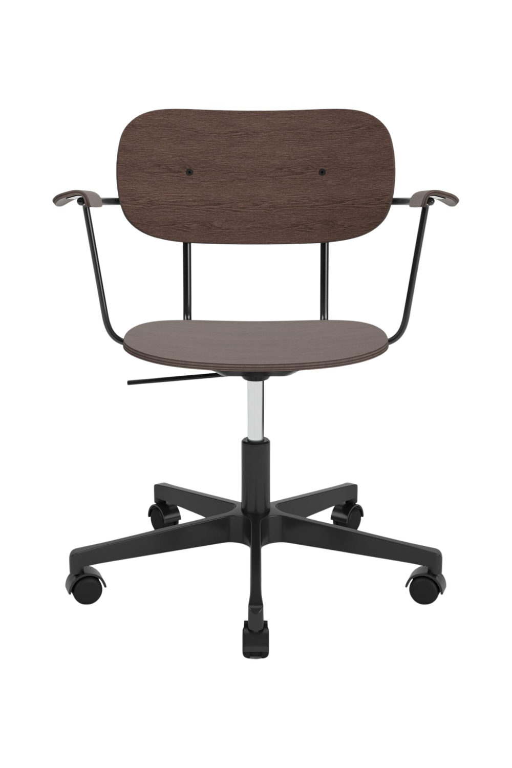 Aluminum Base Oak Swivel Chair | Audo Copenhagen Co Task