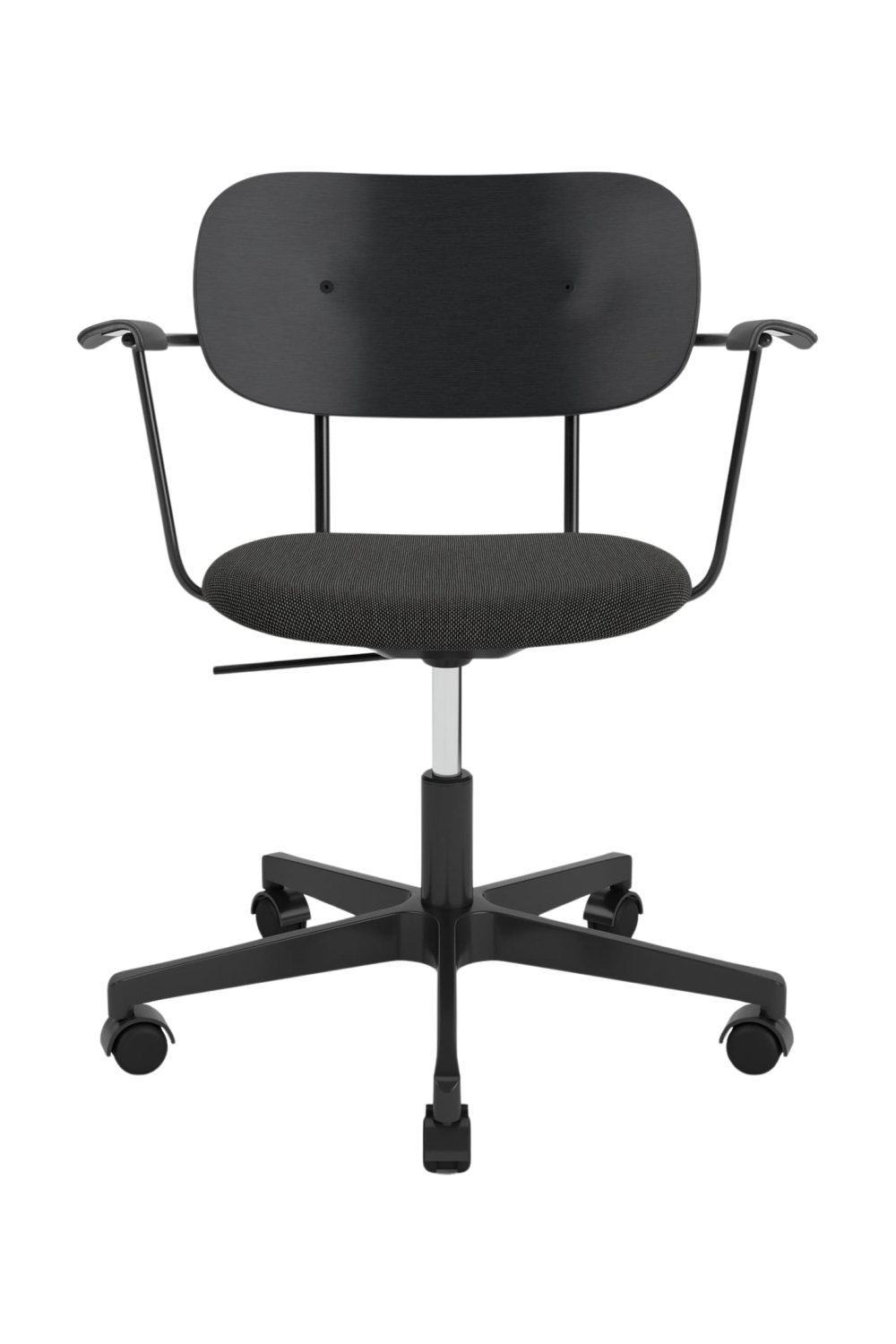 Padded Seat Black Swivel Armchair | Audo Copenhagen Co | Oroa.com