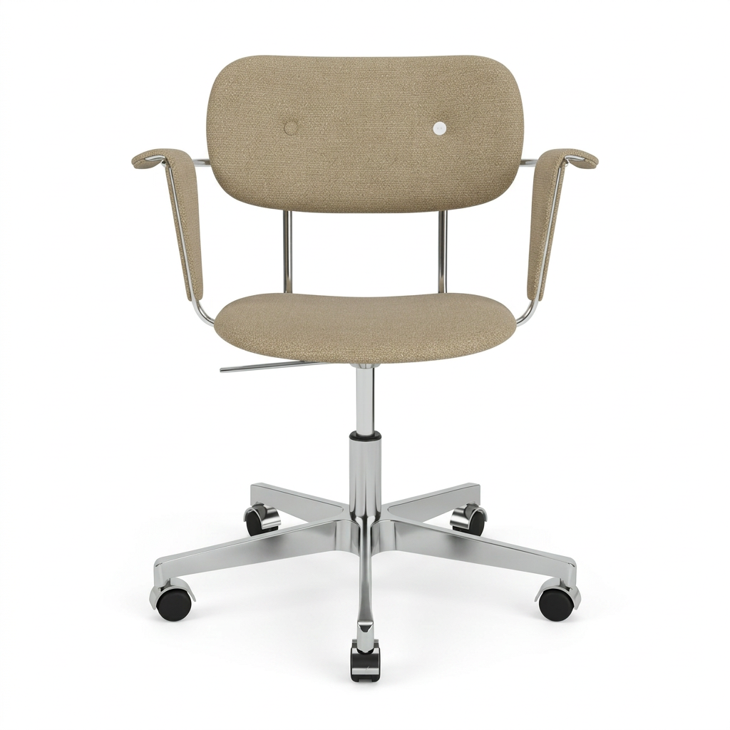 Aluminum Swivel Office Armchair | Audo Copenhagen Co | Oroa.com
