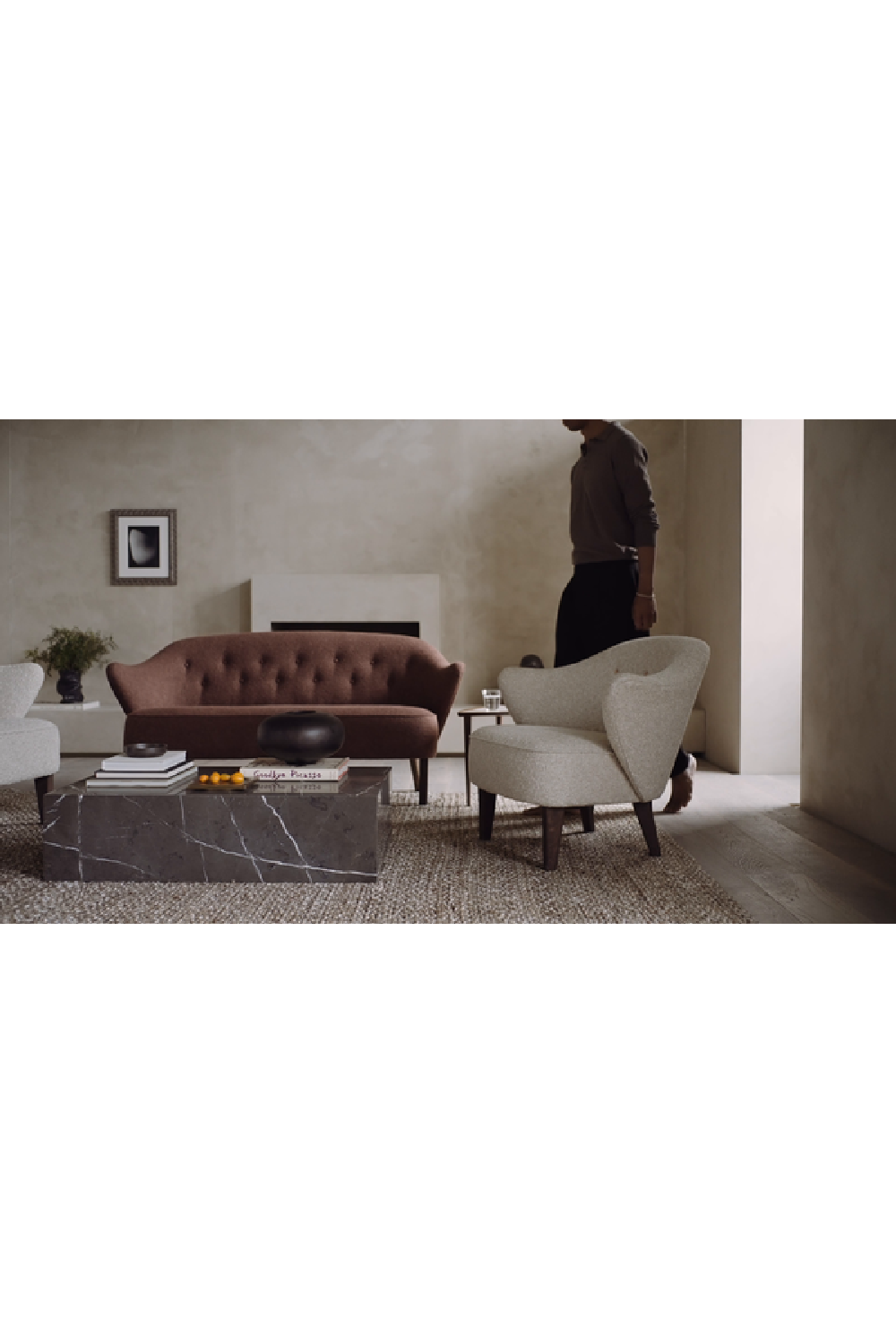 Button-Tufted Sofa | Audo Copenhagen Ingeborg | Oroa.com