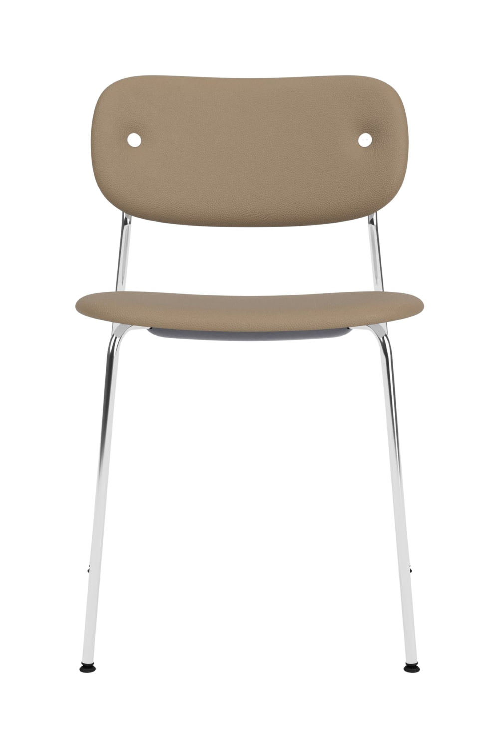 Chrome-Framed Upholstered Dining Chair | Audo Copenhagen Co | Oroa.com