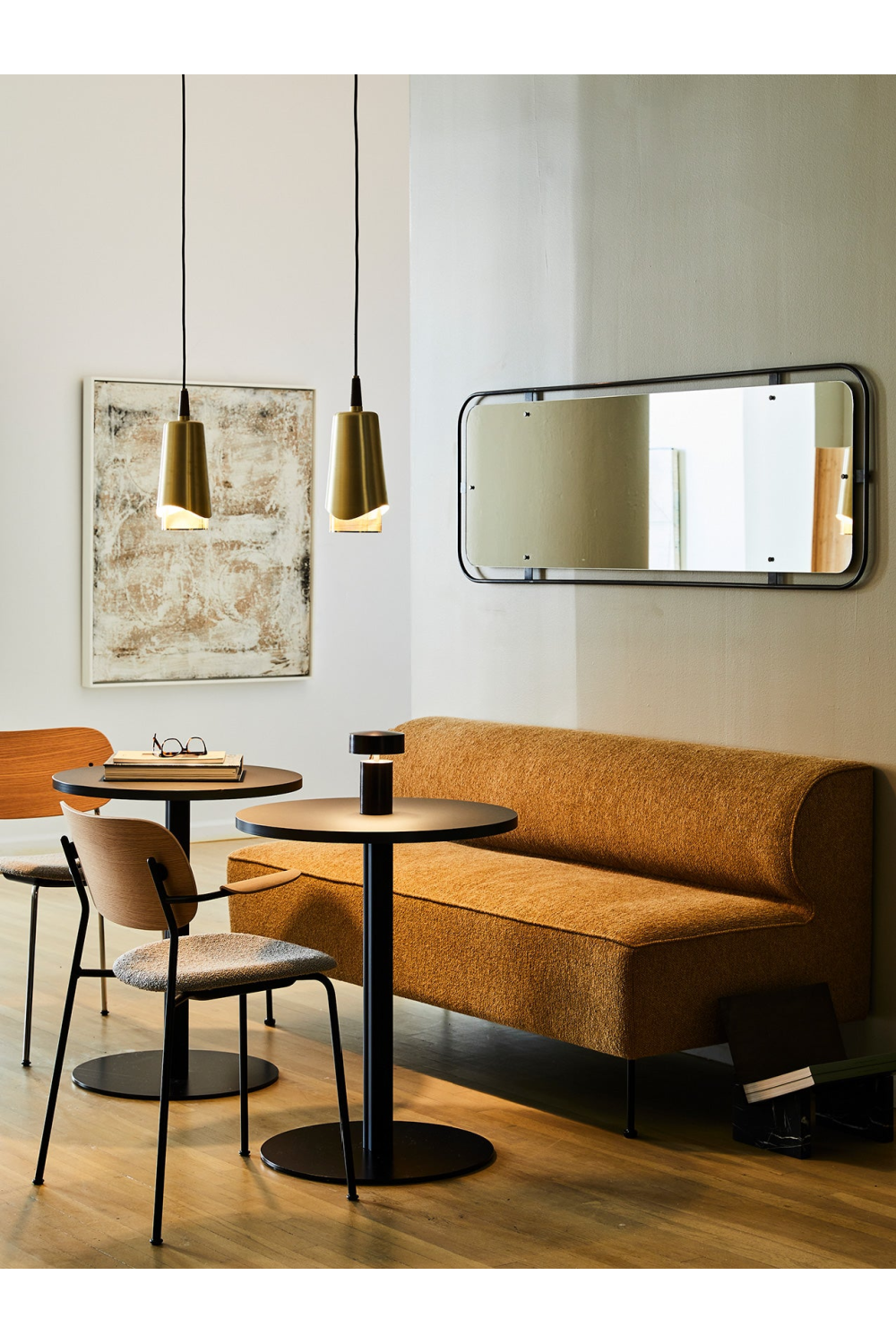 Chrome Base Oak Dining Chair | Audo Copenhagen Co | Oroa.com