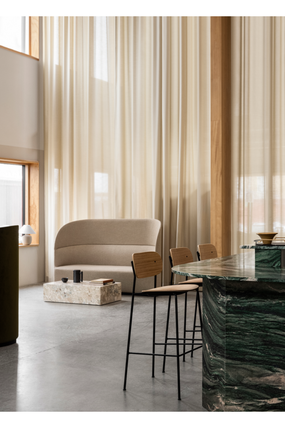 Oak Veneer Bar Chair | Audo Copenhagen Co | Oroa.com