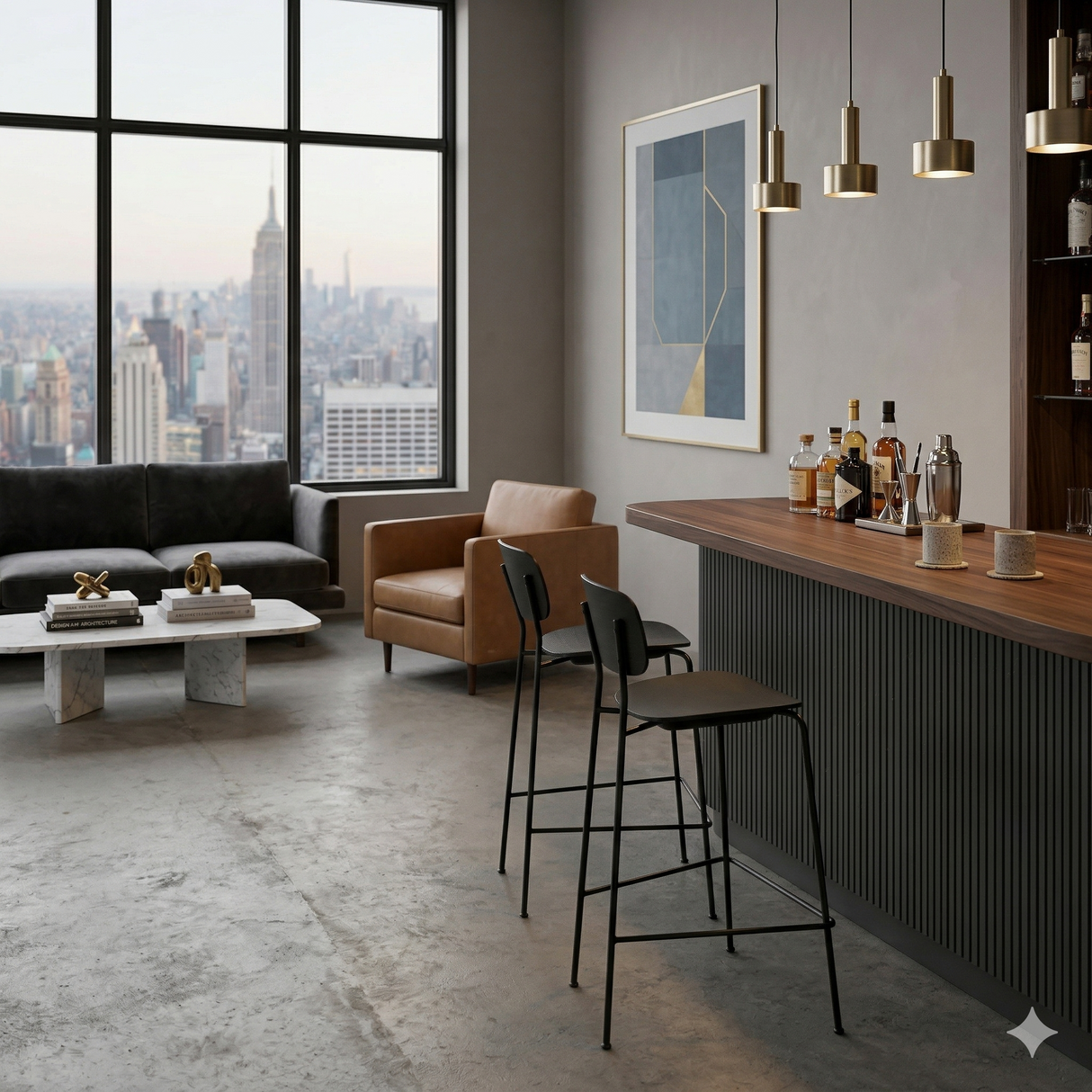 Oak Veneer Bar Chair | Audo Copenhagen Co