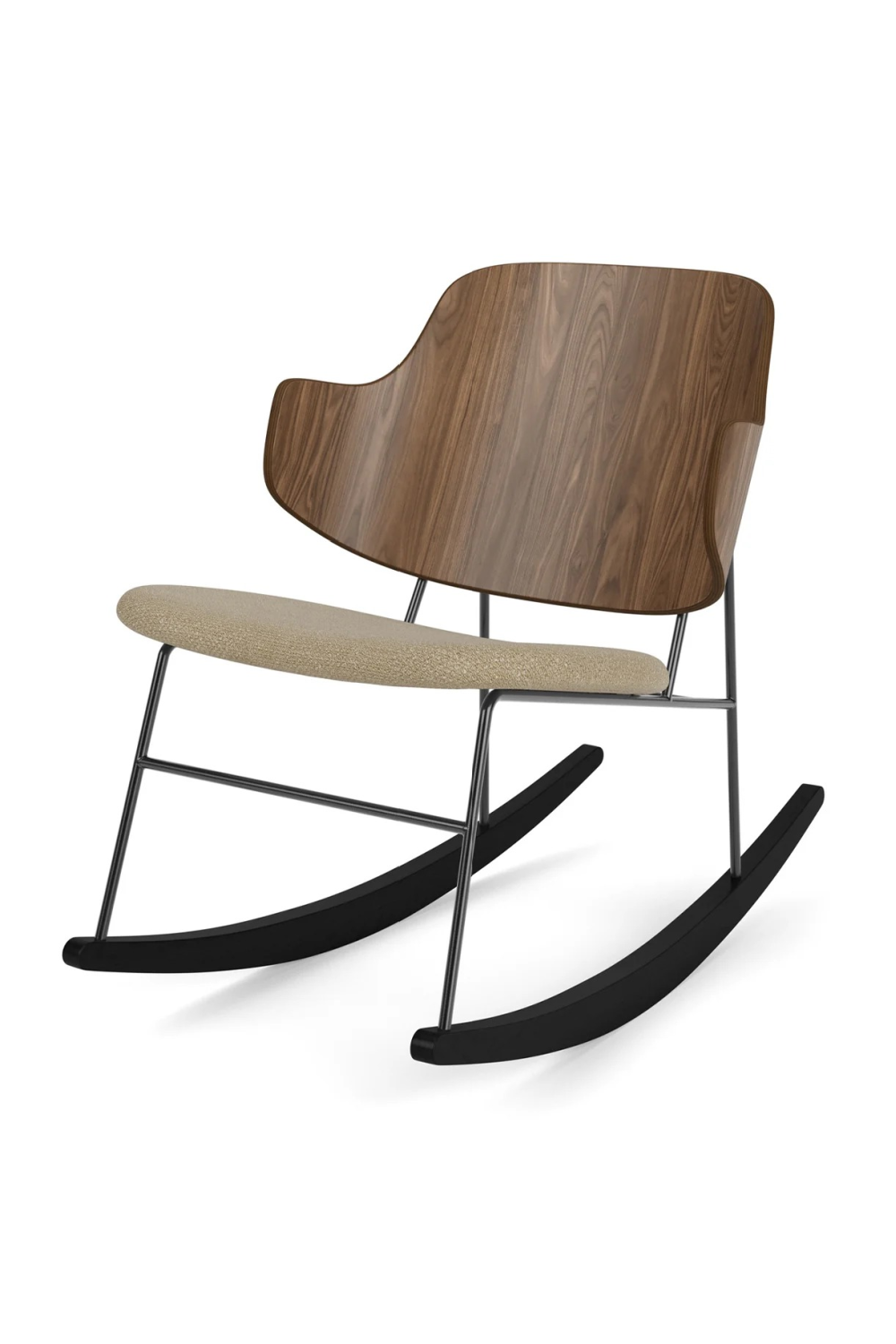 Wooden Back Rocking Chair | Audo Copenhagen The Penguin | Oroa.com