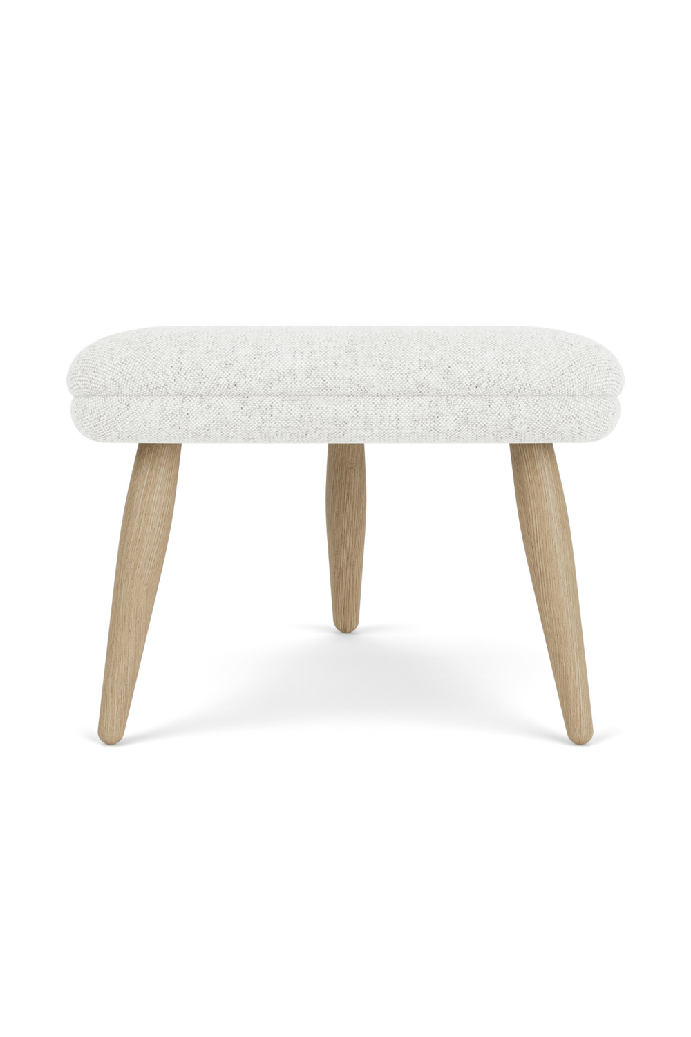 Wooden Leg Ottoman | Audo Copenhagen Oda | Oroa.com