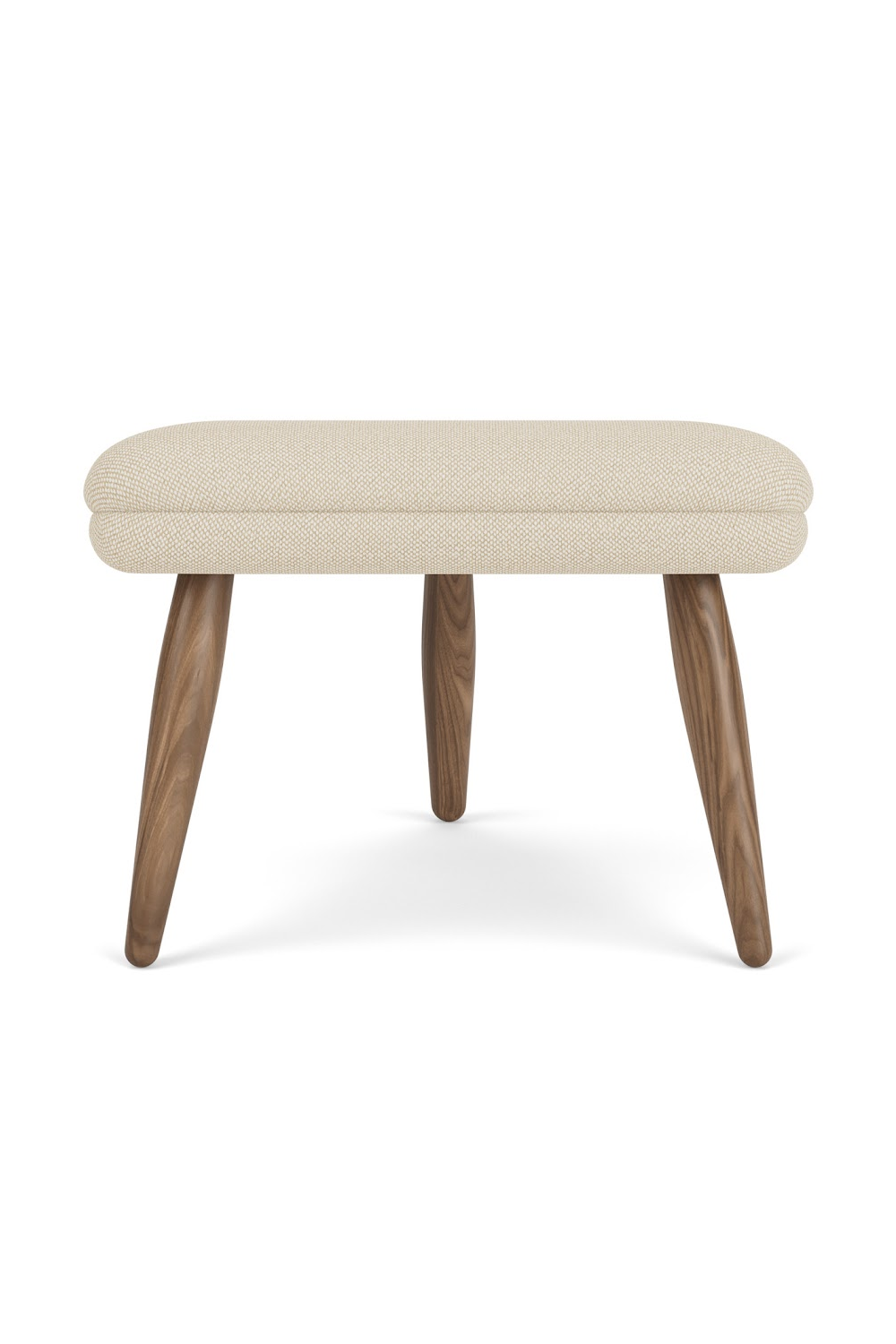 Wooden Leg Ottoman | Audo Copenhagen Oda | Oroa.com