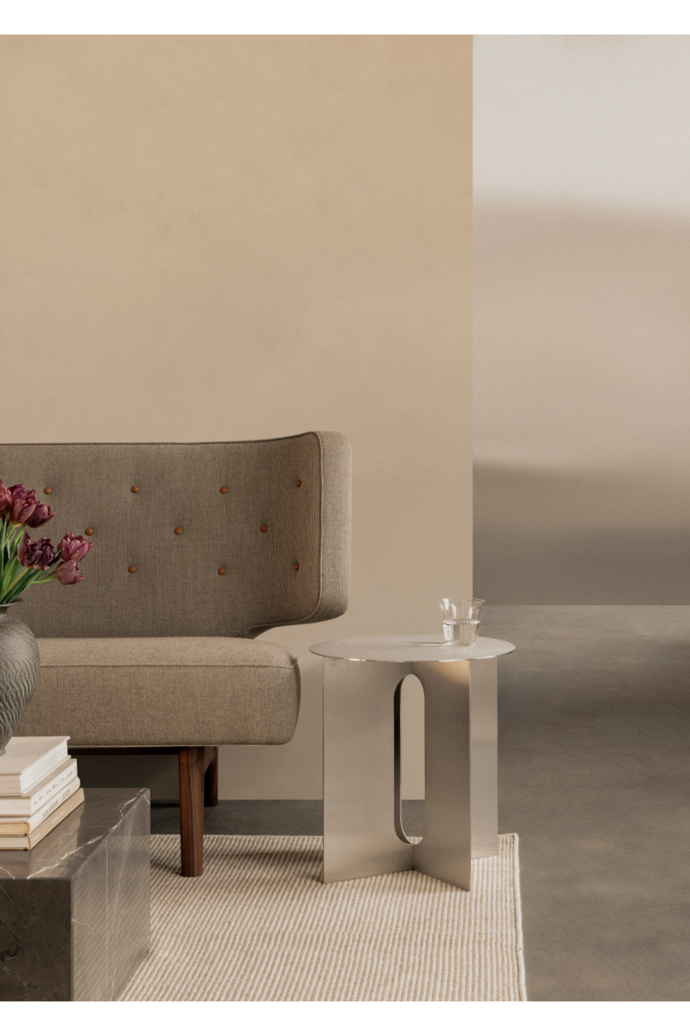 Button-Tufted 2-Seater Sofa | Audo Copenhagen Radiohus | Oroa.com