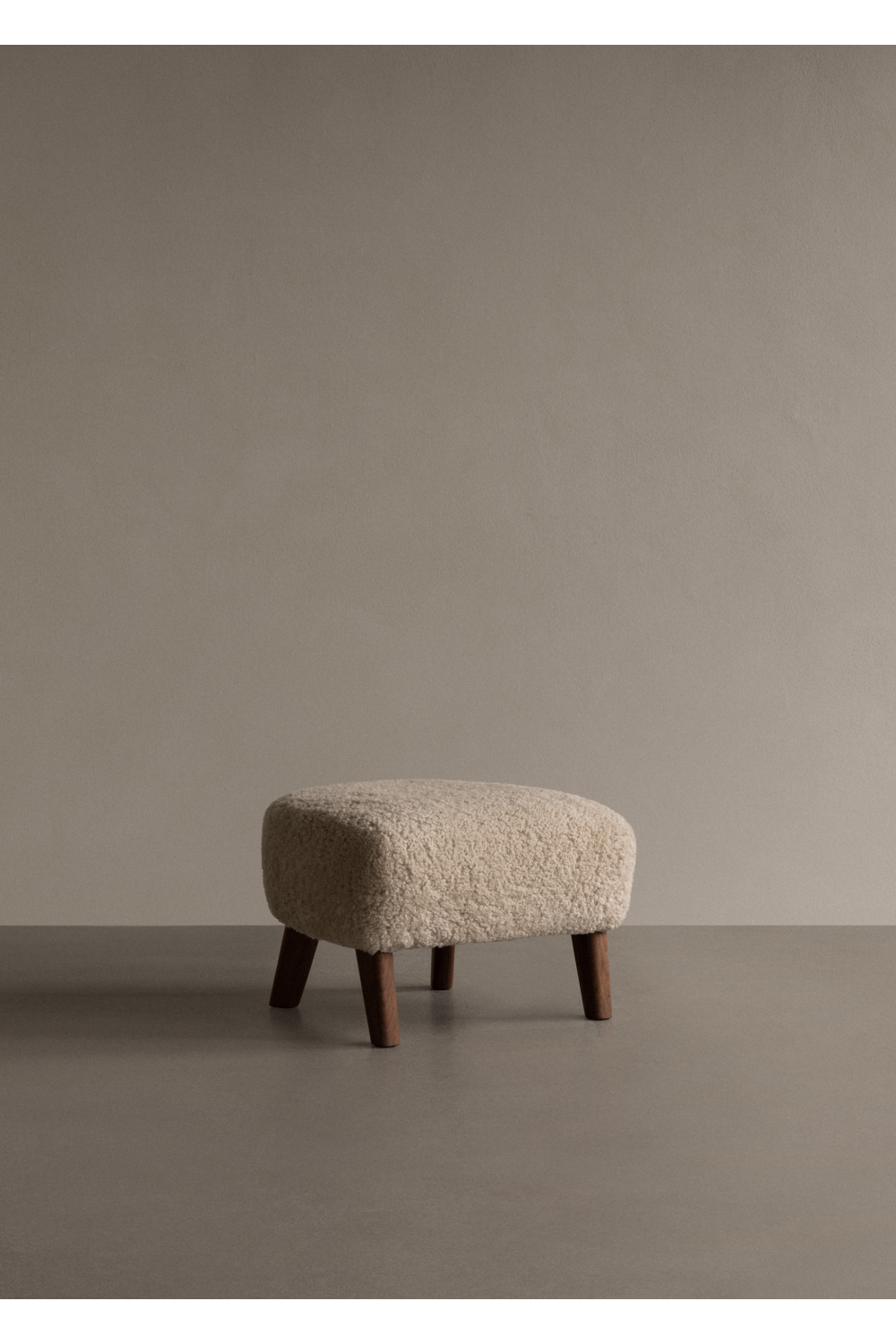 Wooden Leg Upholstered Ottoman | Audo Copenhagen My Own Chair | Oroa.com