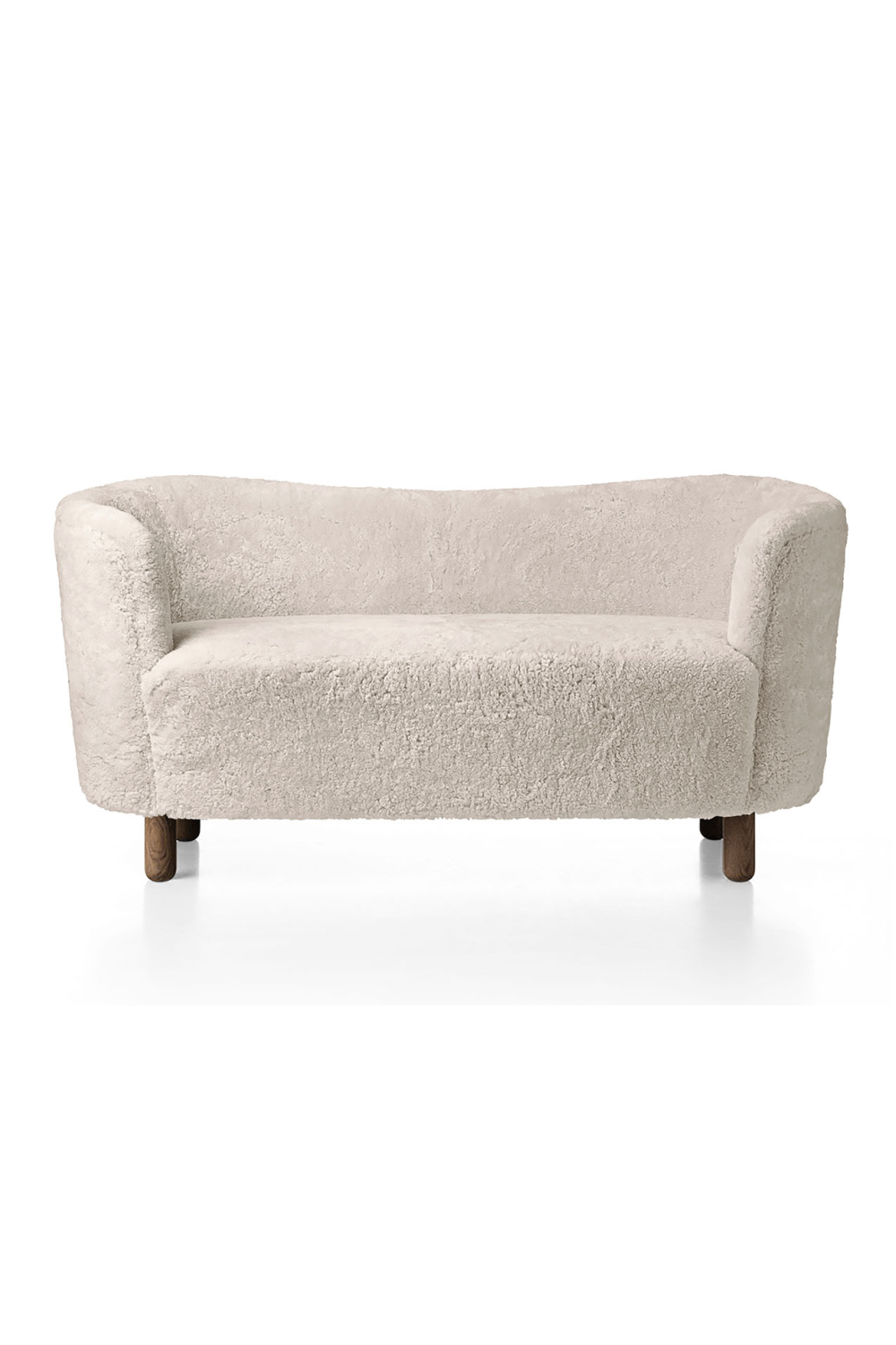 Curved Back Sheepskin Sofa | Audo Copenhagen Mingle