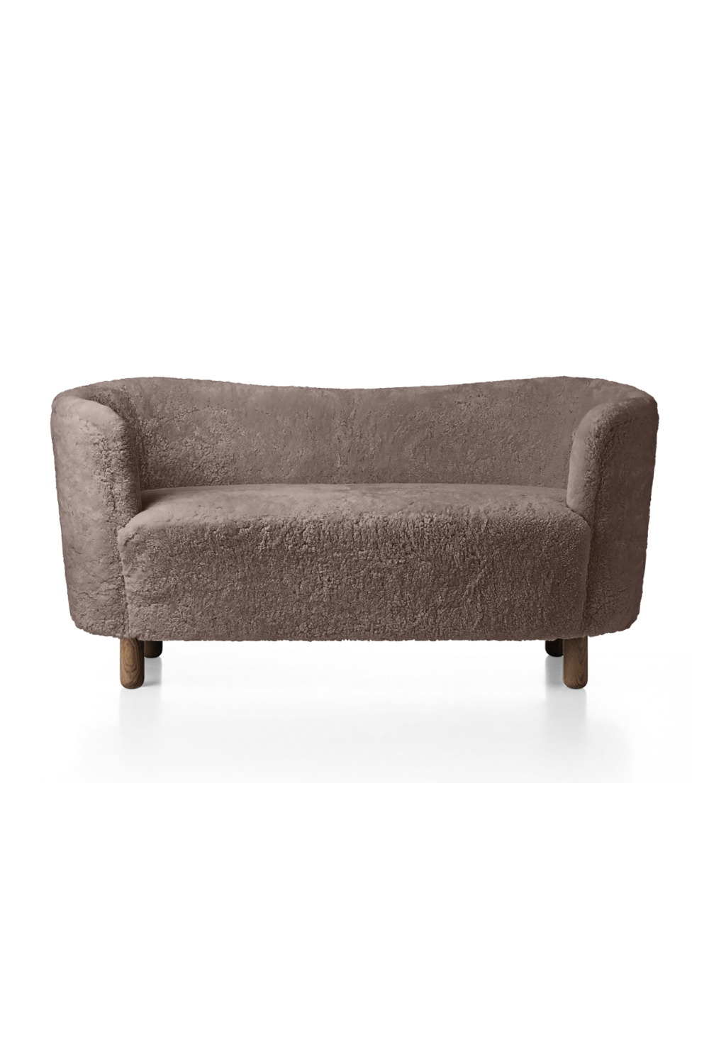 Curved Back Sheepskin Sofa | Audo Copenhagen Mingle