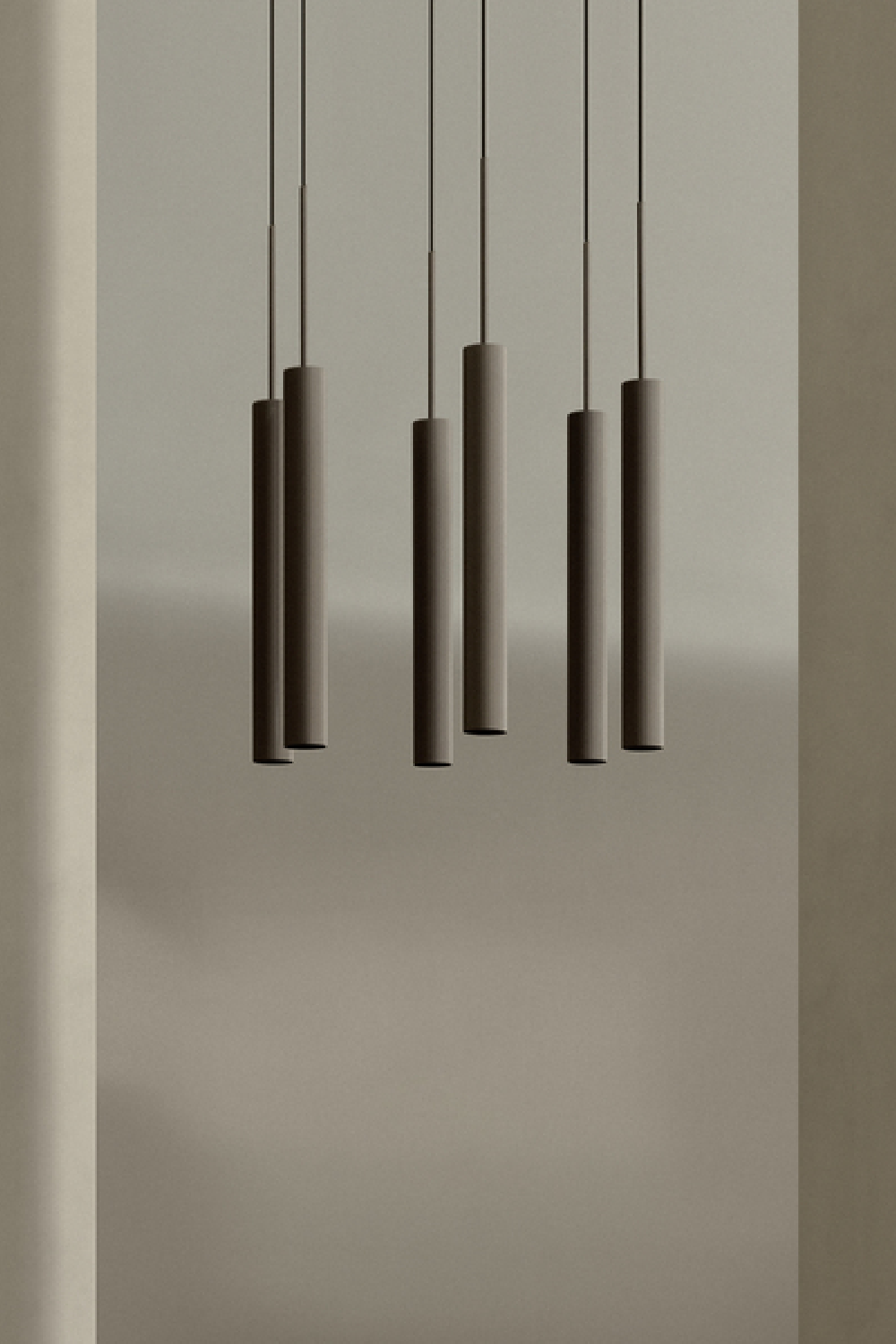 Bronzed Tube Pendant Lamp | Audo Copenhagen Tubulaire | Oroa.com