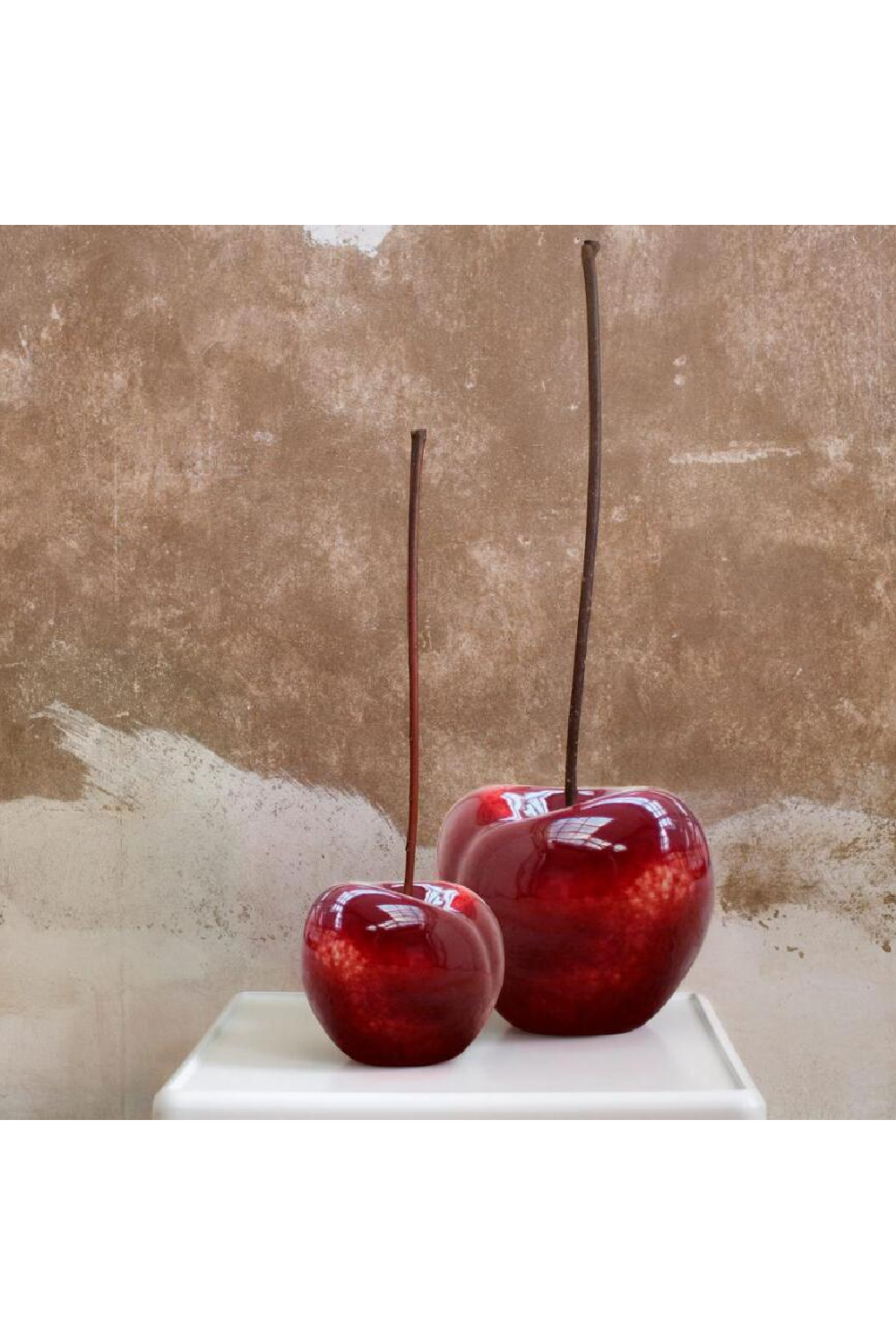 Red Glazed Porcelain Sculpture | Oroa.com