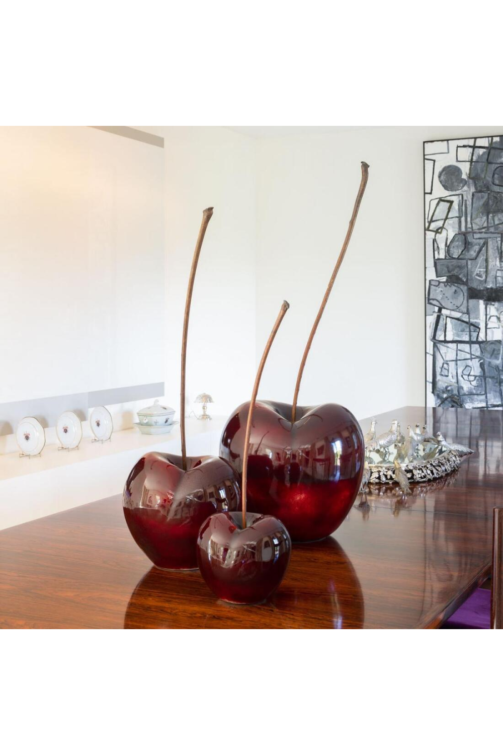Red Glazed Porcelain Sculpture | Oroa.com