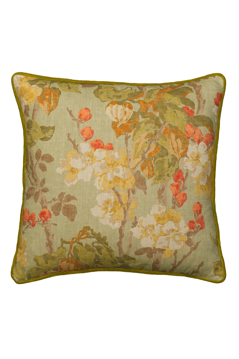 Flower Motif Cotton Cushion | Andrew Martin Midsummer | Oroa.com