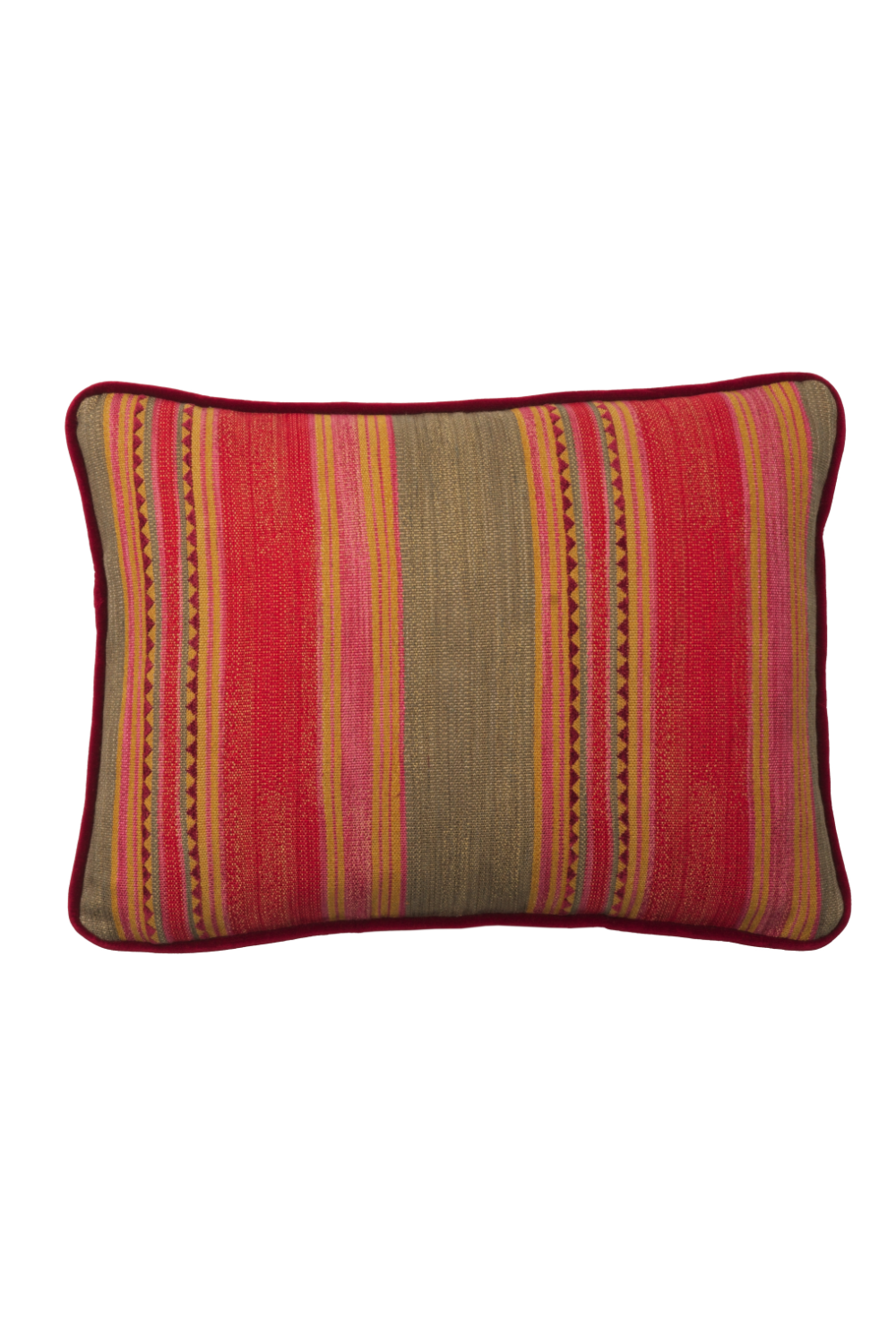 Triangular Motif Rectangle Cushion | Andrew Martin Las Salinas | Oroa.com