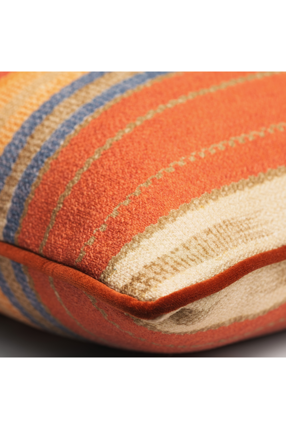 Multi-Colored Stripe Outdoor Cushion | Andrew Martin Argo | Oroa.com