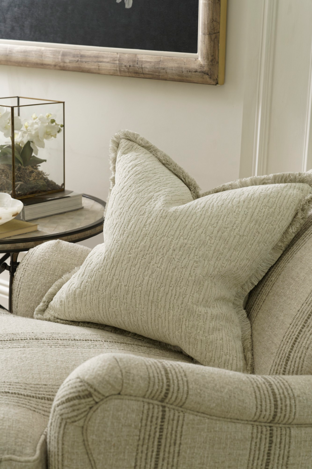 Textured Velvet Cushion | Andrew Martin Roma | Oroa.com