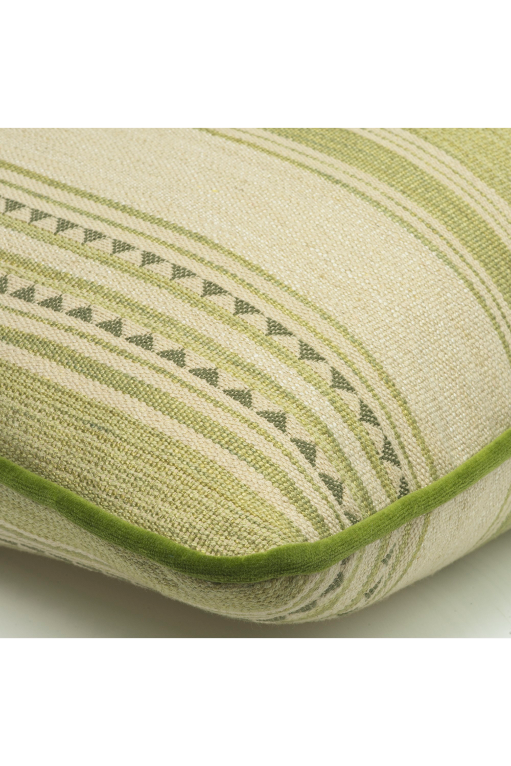 Triangular Motif Square Cushion | Andrew Martin Las Salinas | Oroa.com
