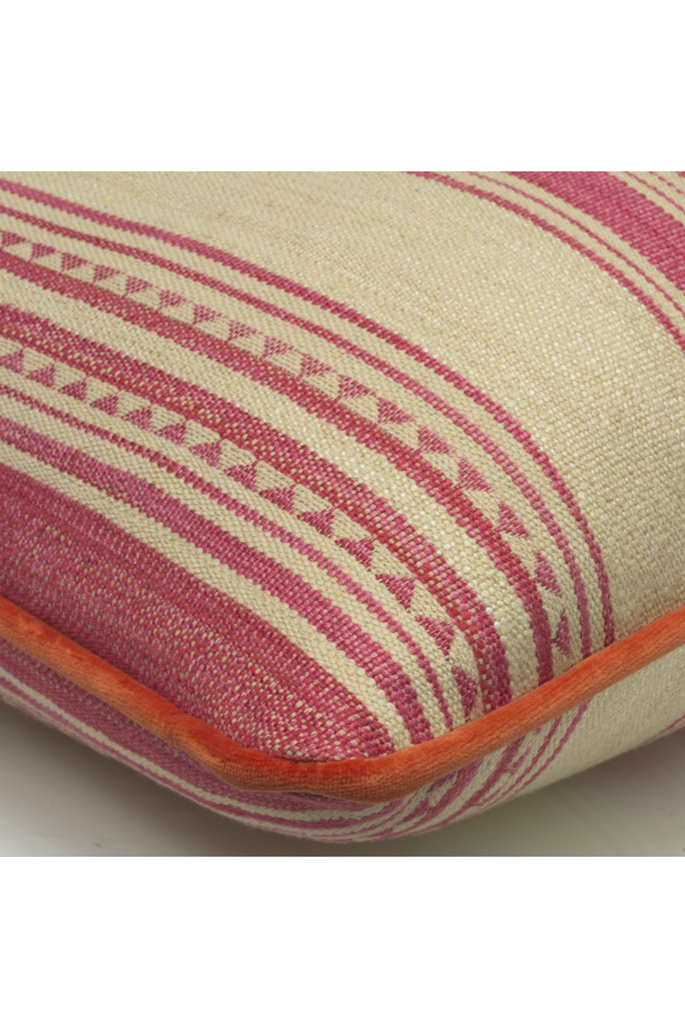 Triangular Motif Square Cushion | Andrew Martin Las Salinas | Oroa.com