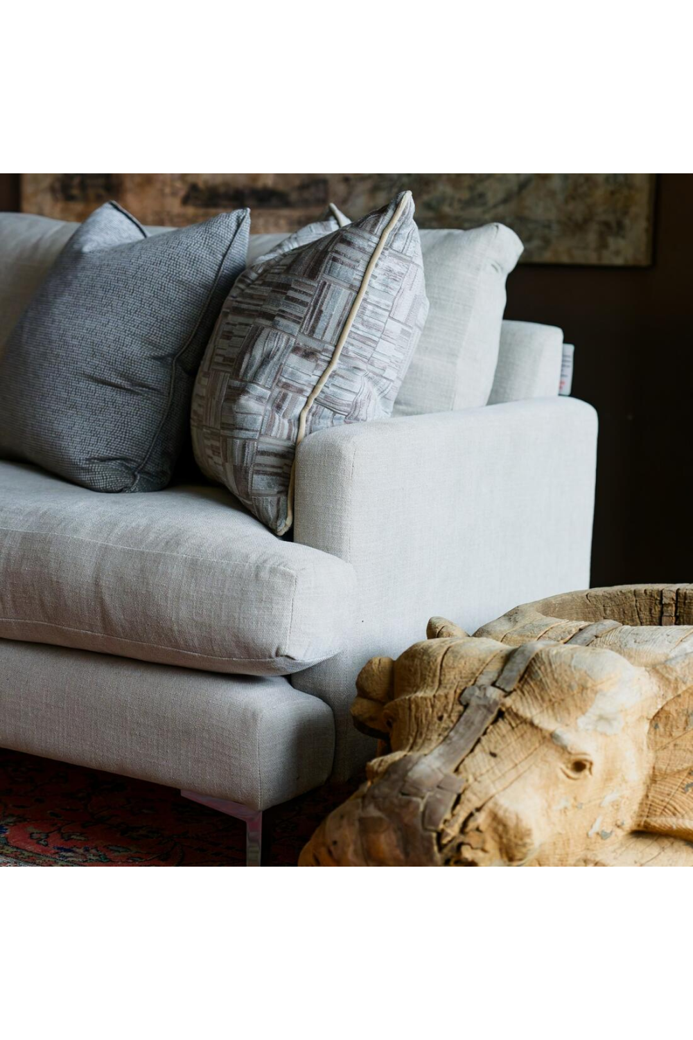 Beaded Cushion with Piping | Andrew Martin Madison | Oroa.com