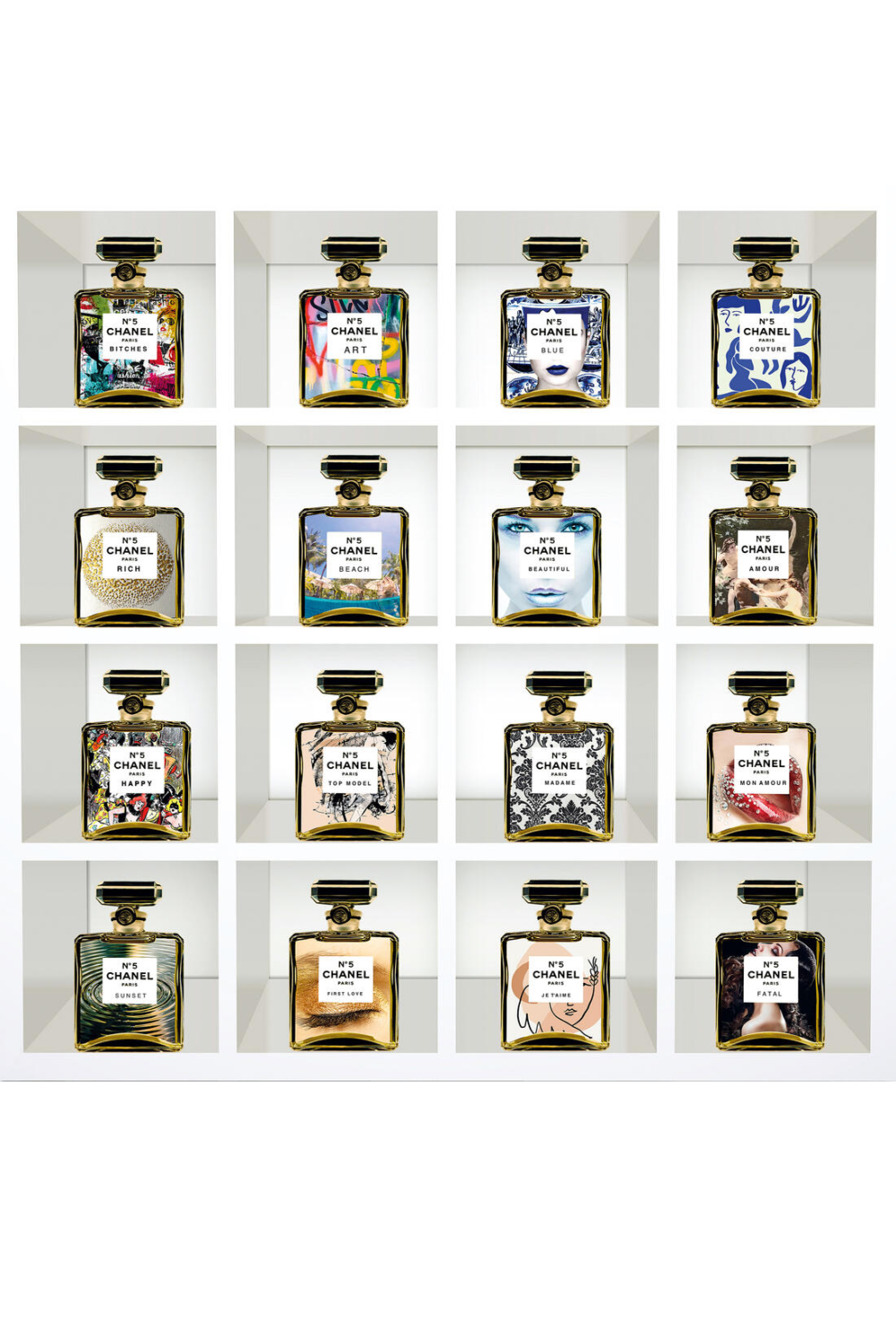 Luxury Perfume Plexiglass Artwork | Andrew Martin Scent Of Life | Oroa.com