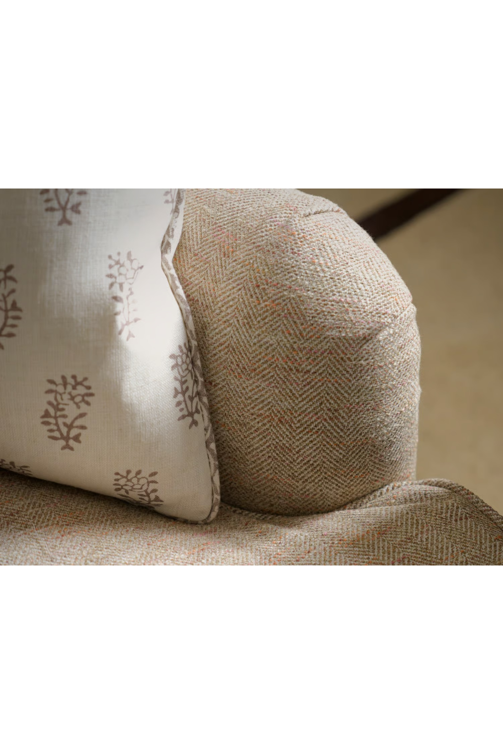Floral Linen Cushion | Andrew Martin Thyme | Oroa.com
