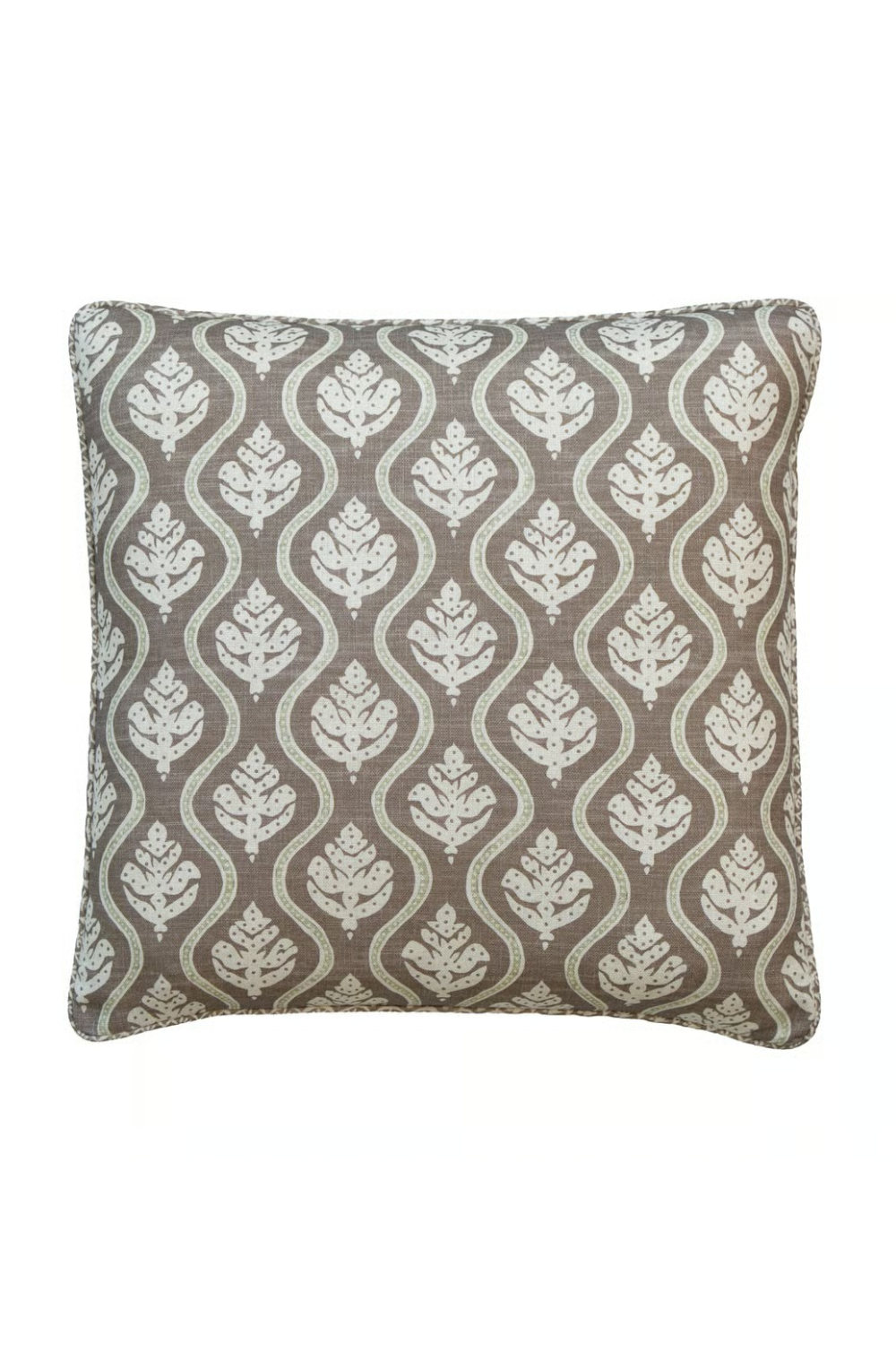 Leaf Motif Cushion | Andrew Martin Fig | Oroa.com