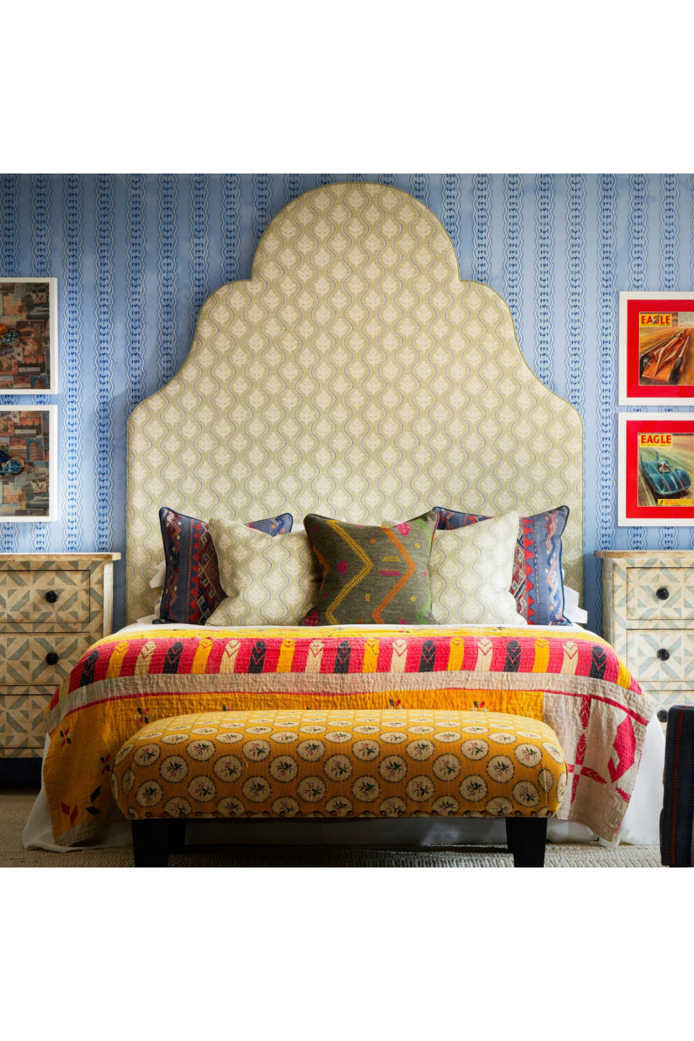 Striking Patterned Cushion | Oroa.com