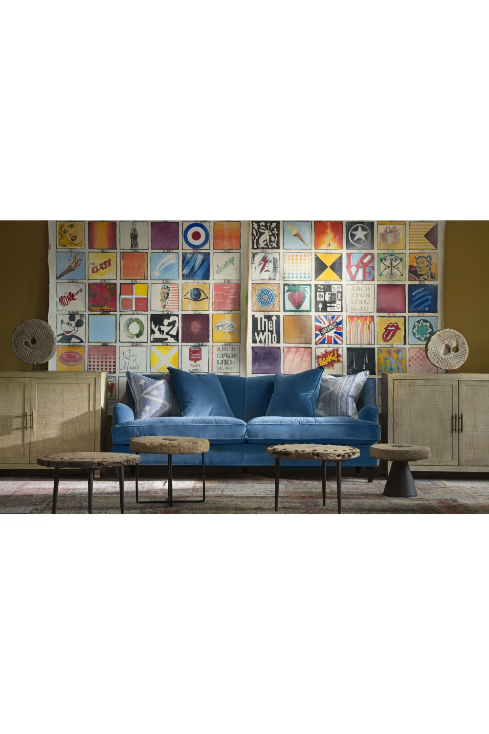 Wooden 2-Door Cabinet | Andrew Martin Raffles | Oroa.com