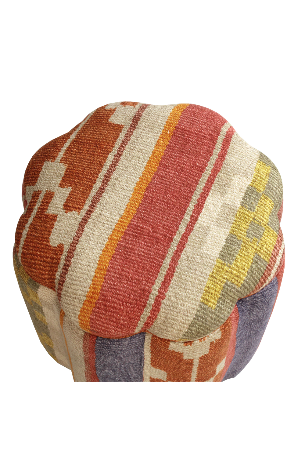 Fabric Upholstered Ottoman | Andrew Martin Daisy | Oroa.com