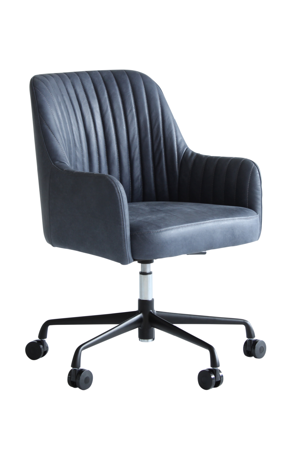 Adjustable Leather Swivel Desk Chair | Andrew Martin Freud | Oroa.com