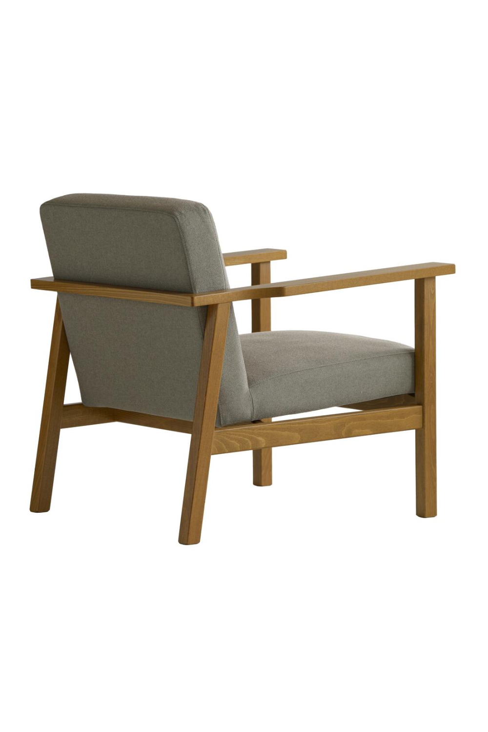 Gray Linen Lounge Armchair | Andrew Martin Cecil | Oroa.com