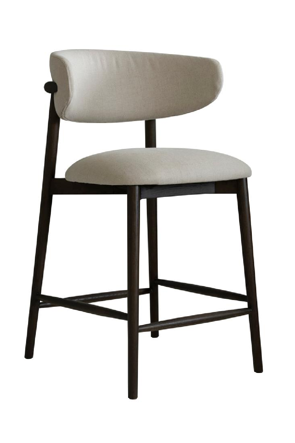 Linen Blend Bar Stool | Andrew Martin Kittyn | Oroa.com