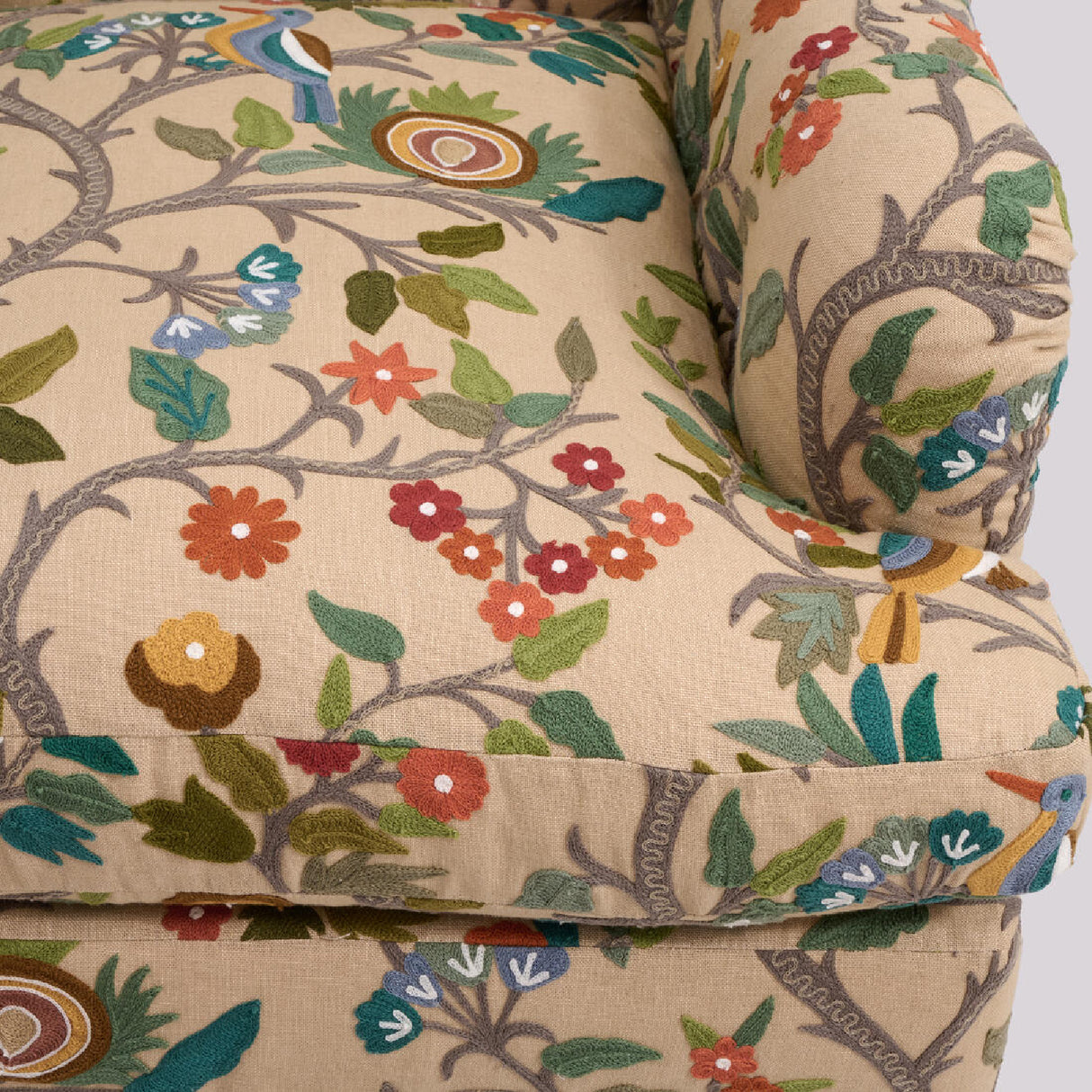 Modern European furniture - Floral Print Lounge Chair - www.oroa.com | Oroa.com